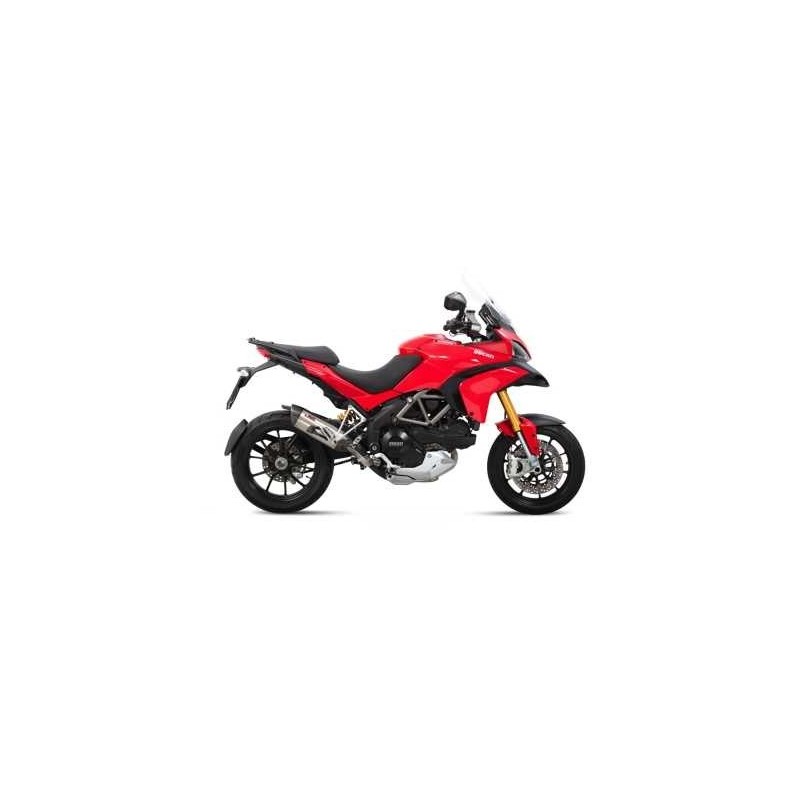 TERMINALE MIVV SUONO DUCATI MULTISTRADA 1200/S 2010-2014, DEKAT ACCIAIO/CARBONIO