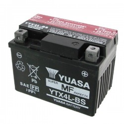 BATTERIA YUASA YTX4L-BS SENZA MANUTENZIONE CON ACIDO A CORREDO KTM SX 505 4T 2007-2008