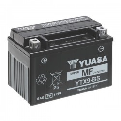 BATTERIA YUASA YTX9-BS SENZA MANUTENZIONE CON ACIDO A CORREDO BMW F 750 GS 2018-2020