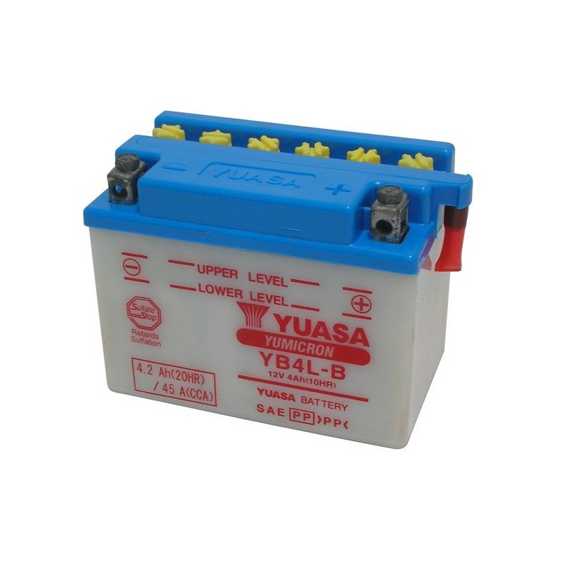 BATTERY YUASA YB4L-B APRILIA RS 250 1998-2002