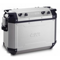 PAIR OF GIVI TREKKER OUTBACK 48/37 LITER MONOKEY SIDE CASES, WITH ALUMINUM STRUCTURE