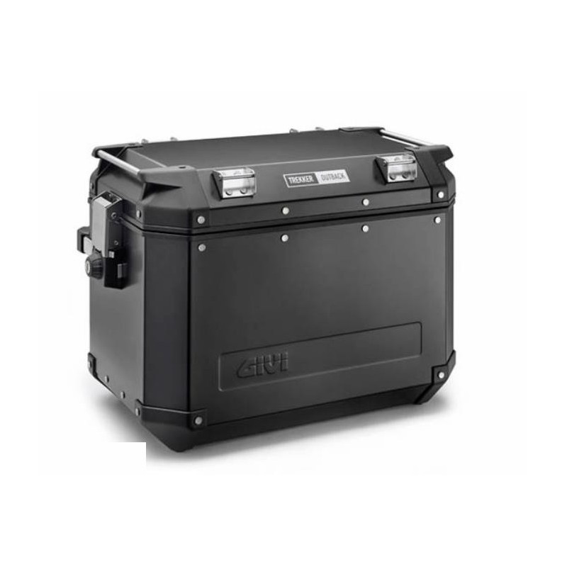 RIGHT SIDE CASE MONOKEY GIVI TREKKER OUTBACK BLACK LINE, 48 LITERS, WITH ALUMINUM STRUCTURE