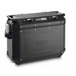 PAIR OF GIVI TREKKER OUTBACK BLACK LINE MONOKEY SIDE CASES, 37 LITERS, WITH ALUMINUM STRUCTURE