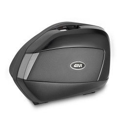 PAR LATERALES MONOKEY LATERAL GIVI TECH, 34 LITROS, NEGRO CON REFLECTORES TRANSPARENTES