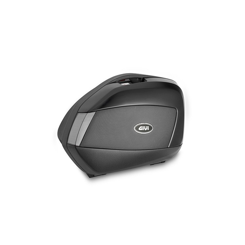 PAR LATERALES MONOKEY LATERAL GIVI TECH, 34 LITROS, NEGRO CON REFLECTORES TRANSPARENTES