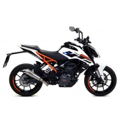 TERMINALE ARROW PRO-RACE KTM DUKE 125 2017-2020, ACCIAIO, OMOLOGATO