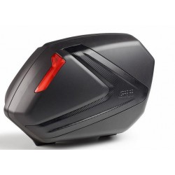 PAR DE FUNDAS LATERALES MONOKEY SIDE GIVI, 37 LITROS, COVER CARBON LOOK