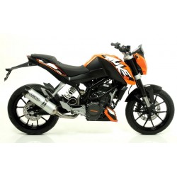 ARROW THUNDER EXHAUST KTM DUKE 200 2011-2016, ALUMINUM/CARBON, DEKAT