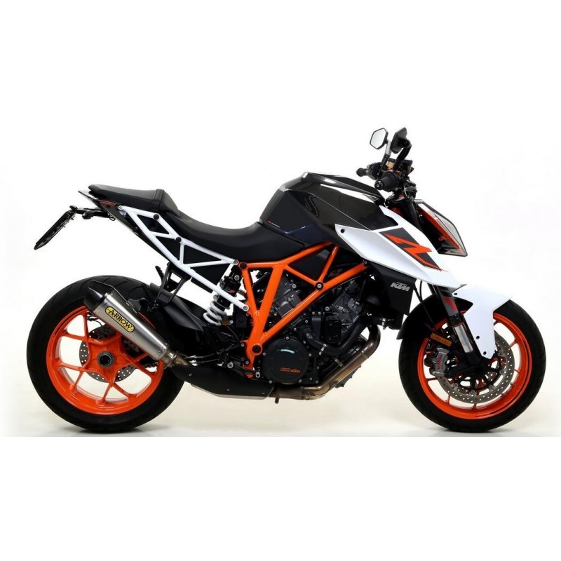 TERMINALE ARROW X-KONE KTM 1290 SUPER DUKE R 2017-2019, ACCIAIO/CARBONIO, OMOLOGATO