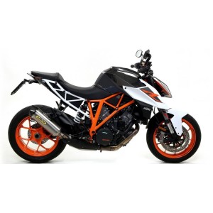 TERMINALE ARROW RACE-TECH KTM 1290 SUPER DUKE R 2017-2019, TITANIO/CARBONIO, OMOLOGATO