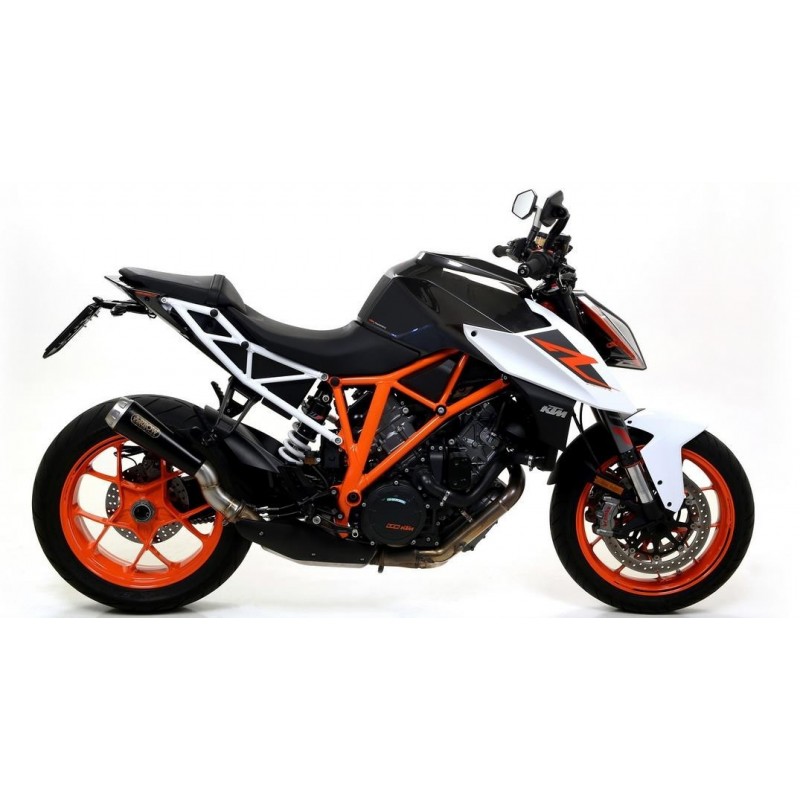 ARROW PRO-RACE EXHAUST KTM 1290 SUPER DUKE R 2017-2019, DARK STEEL, APPROVED