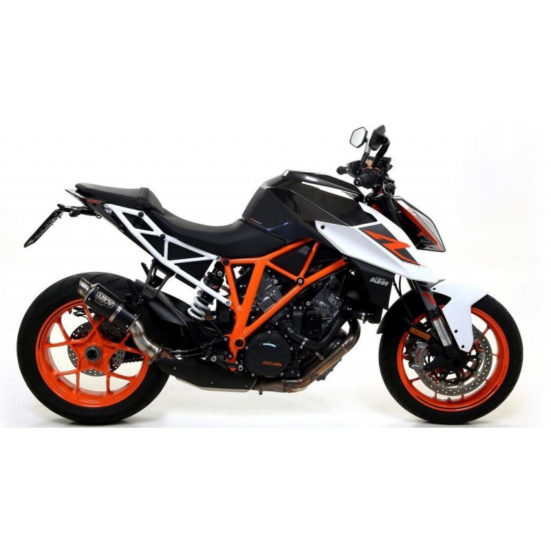 ARROW GP2 EXHAUST KTM 1290 SUPER DUKE R 2017-2019, DARK STEEL, APPROVED