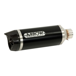 IMPIANTO DI SCARICO COMPLETO ARROW THUNDER SUZUKI GSX-R 750 2008-2010, ALLUMINIO DARK/CARBONIO, DEKAT