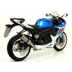 IMPIANTO DI SCARICO COMPLETO ARROW THUNDER SUZUKI GSX-R 750 2011-2016, TITANIO/CARBONIO, DEKAT