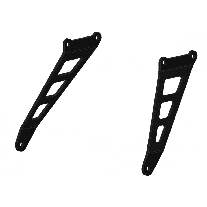 PAR SOPORTE TERMINAL DE ESCAPE SOPORTE (DER + IZQ) STEELBIKE HONDA VTR 1000 F FIRESTORM 1997-2003