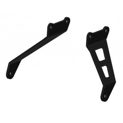 PAR DE SOPORTES DE SOPORTE DE TERMINALES DE ESCAPE (DER. + IZ.) STEELBIKE HONDA VTR 1000 SP1/SP2