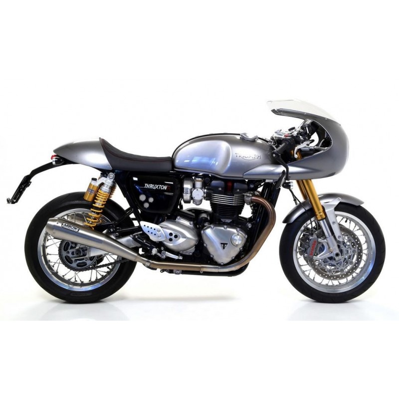 PAIR OF ARROW PRO-RACING EXHAUST TRIUMPH THRUXTON 1200 R 2016-2020, STEEL, APPROVED
