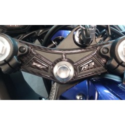 ADESIVO 3D PROTEZIONE PIASTRA STERZO YAMAHA YZF-R3 CARBON