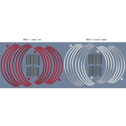 KIT STICKER EDGES DUCATI MULTISTRADA 950 WHEEL RIMS WITH 17 AND 19 INCH RIMS
