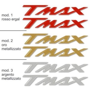 PAAR STICKER GESCHRIEBEN T-MAX, SILBER 16 X 2,6 CM (2 ST)