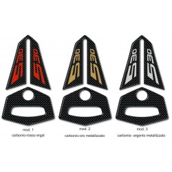 3D STICKER PROTECTION STEERING YAMAHA T-MAX 530 2012-2016 CARBON RED