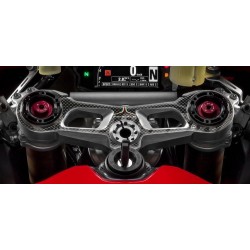 ADESIVI 3D PROTEZIONI PIASTRA STERZO DUCATI PANIGALE 1299 S 2012-2016