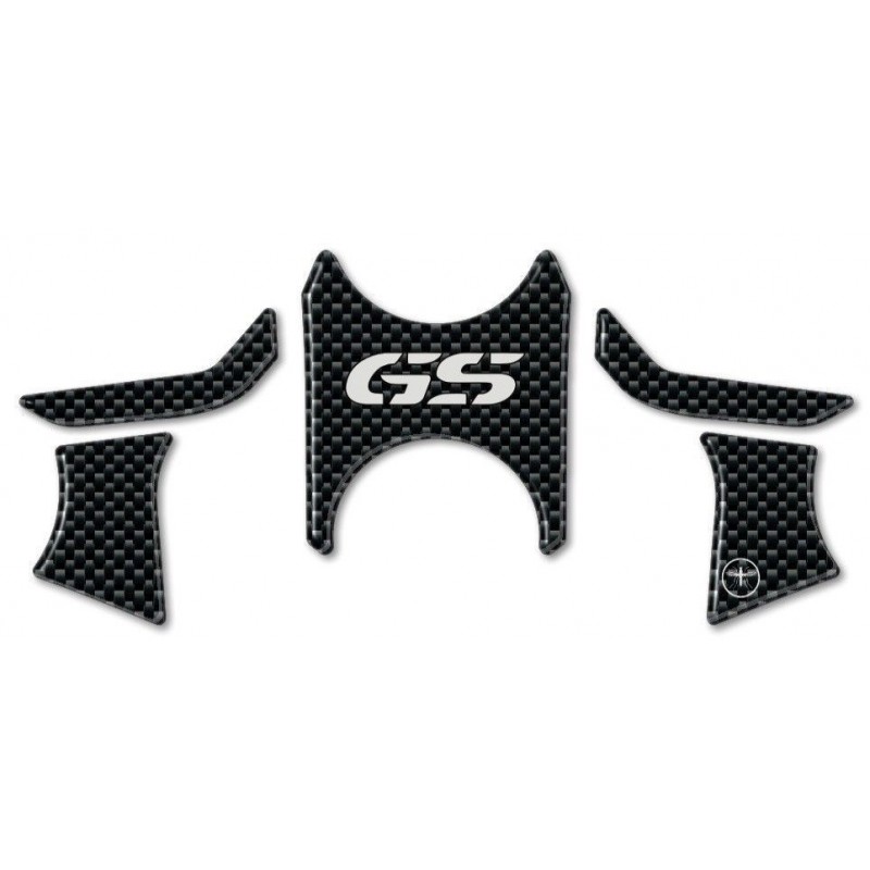 3D STICKERS LENKPLATTENSCHUTZ BMW R 1200 GS 2008-2012 CARBON