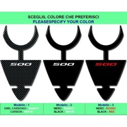 PROTECCIÓN DE BLOQUE DE LLAVES DE ETIQUETA 3D YAMAHA T-MAX 500 2008-2011 BLANCO CARBONO