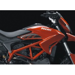 ADESIVI 3D PROTEZIONI LATERALI SERBATOIO DUCATI HYPERMOTARD 821, HYPERMOTARD 939