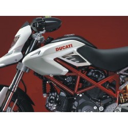 ADESIVI 3D PROTEZIONI LATERALI SERBATOIO DUCATI HYPERMOTARD 2007-2012