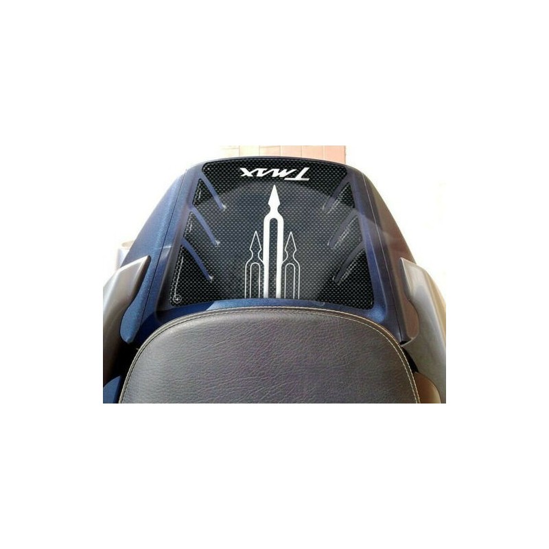 3D STICK PROTECTION TAIL YAMAHA T-MAX 500 2001-2007 BLACK WHITE LOGO