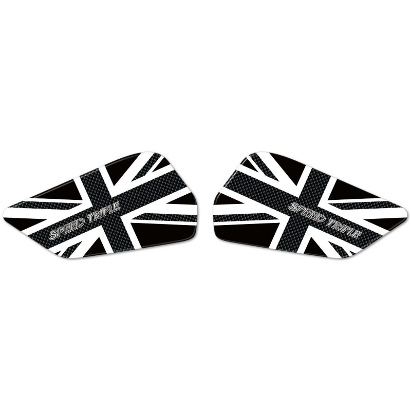 3D STICKERS TANK SIDE PROTECTORS TRIUMPH SPEED TRIPLE BIS 2013
