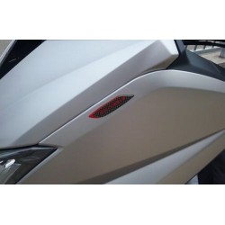 ADESIVI 3D TAPPI FORO SPECCHIO YAMAHA T-MAX 530, CARBON/SILVER