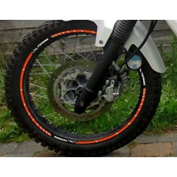 KLEBKANTEN-KIT FÜR RADFELGEN YAMAHA XT 660 TENERE 17/21 "ROT