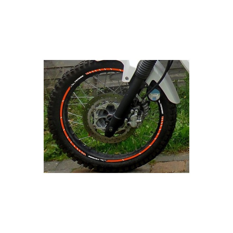 KLEBKANTEN-KIT FÜR RADFELGEN YAMAHA XT 660 TENERE 17/21 "ROT