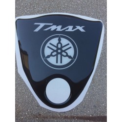 ADHESIVO 3D PROTECCIÓN DE TÚNEL DELANTERO YAMAHA T-MAX 500 2008-2011 NEGRO BLANCO