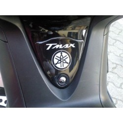 ADHESIVO 3D PROTECCIÓN DE TÚNEL DELANTERO YAMAHA T-MAX 500 2008-2011 NEGRO BLANCO