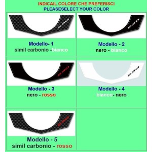 LLAVE DE BLOQUEO DE PROTECCIÓN ADHESIVO 3D YAMAHA T-MAX 530 2012-2016 NEGRO BLANCO