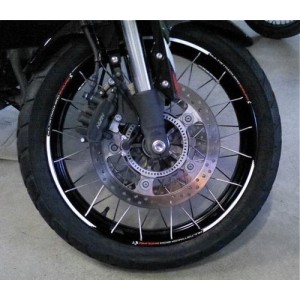 KIT BORDI ADESIVI ROSSO PER CERCHI RUOTA DUCATI MULTISTRADA ENDURO CON CERCHI 17 E 19 POLLICI