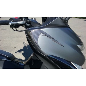 3D STICKERS SIDE PROTECTIONS FRONT EDGES YAMAHA T-MAX 530 2017-2019 CARBON