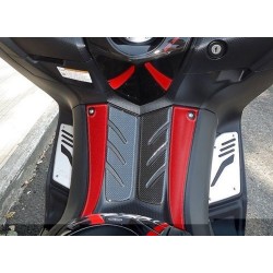 ADESIVO 3D PROTEZIONE CENTRALE TUNNEL YAMAHA T-MAX 530 2012-2016 CARBON ORO