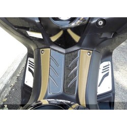 ADESIVO 3D PROTEZIONE CENTRALE TUNNEL YAMAHA T-MAX 530 2012-2016 CARBON ORO