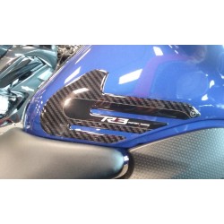 3D STICKERS TANK SEITENSCHUTZ YAMAHA YZF-R3 CARBON