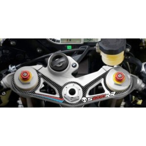 PEGATINAS 3D PROTECTORES DEPOSITO, TAPA, SOPORTE DE DIRECCION BMW S 1000 RR 2009-2011 CARBON