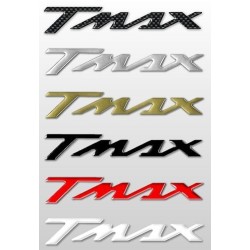 PAIR OF STICKERS WRITTEN T-MAX CM 16 X 2,6 (2 PCS), BLACK