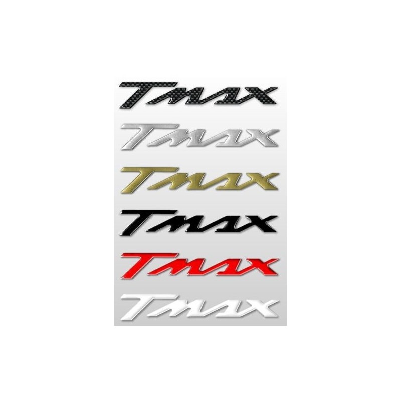 PAIR OF STICKERS WRITTEN T-MAX CM 16 X 2,6 (2 PCS), BLACK