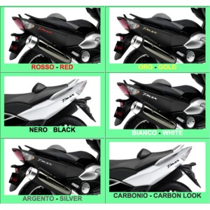 PAIR OF STICKERS WRITTEN T-MAX 16 X 2.6 CM (2 PCS), WHITE