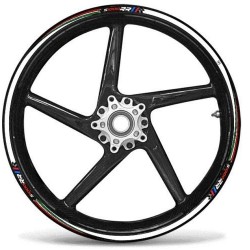 KIT BORDI ADESIVI PER CERCHI RUOTA BMW S 1000 RR BIANCO ITA