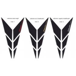 PEGATINAS 3D Y PROTECCIONES DELANTERAS YAMAHA T-MAX 530 2012-2016 CARBON SILVER