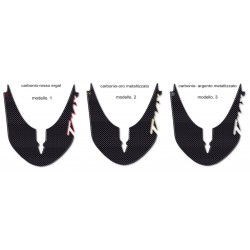 3D STICKER FRONT FENDER SCHUTZ YAMAHA T-MAX 530 2012-2014 RED CARBON